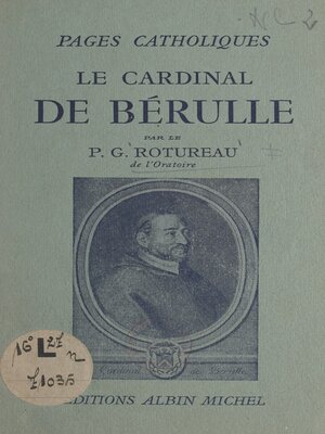 cover image of Le cardinal de Bérulle
